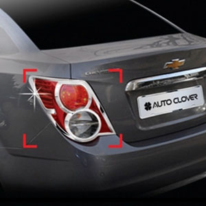 [ Sonic(Aveo) auto parts ] Chrome tail lamp cover(4 door) Made in Korea